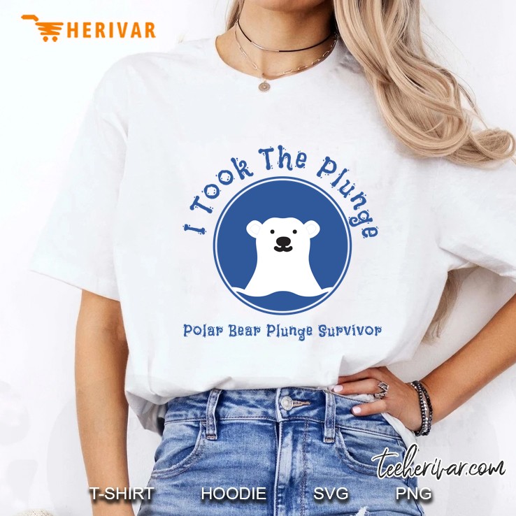 Polar Plunge Polar Bear I Took The Plunge Ladies Tee