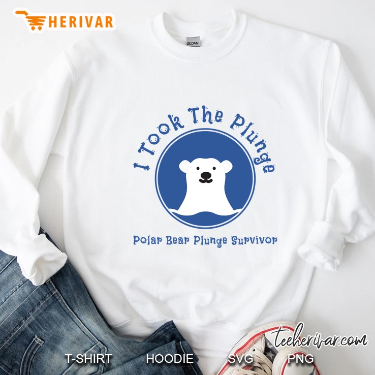 Polar Plunge Polar Bear I Took The Plunge Sweatshirt