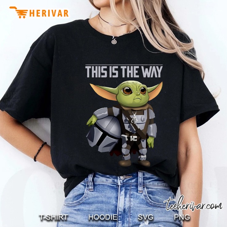 This Is The Way Grogu Baby Yoda The Mandalorian Ladies Tee