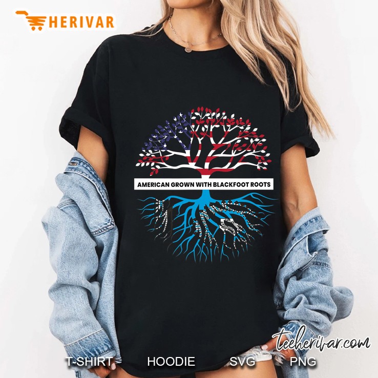 Blackfoot Blackfeet Nation Flag Native American Indian Usa Ladies Tee