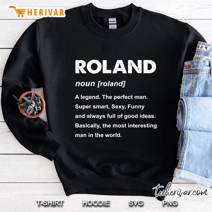 Mens Roland Name Gift Sweatshirt