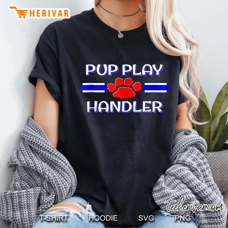 Gay Pup Play Handler Gift, Bdsm Puppy Fetish Pride Gear Ladies Tee