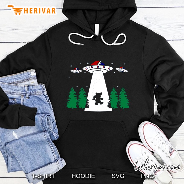 UFO Grateful Dead Dancing Bear Hoodie