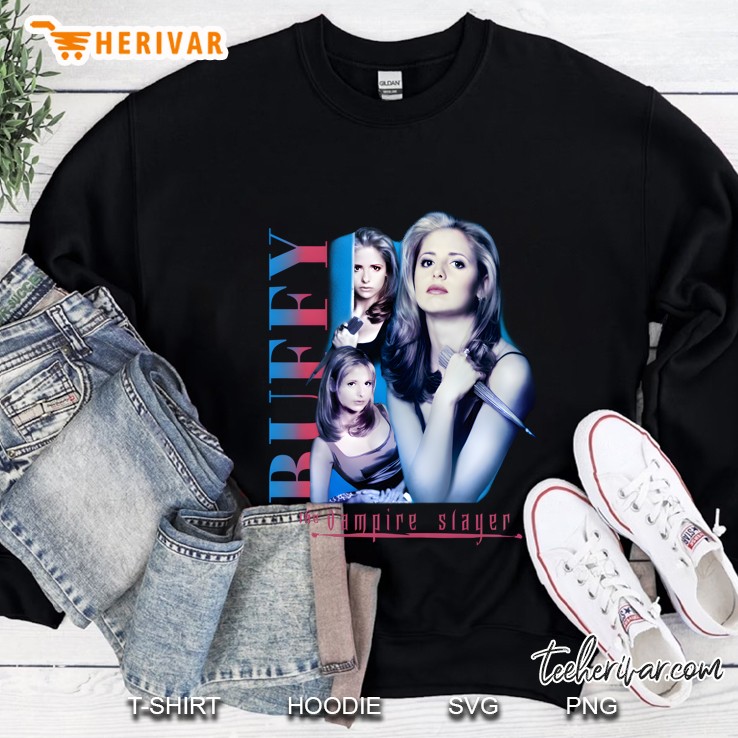 Buffy The Vampire Slayer Buffy Collage Sweatshirt