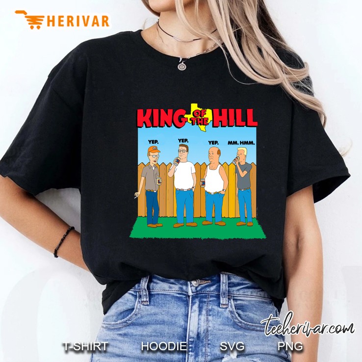 King Of The Hill All Four Drinking With Logo Ladies Tee