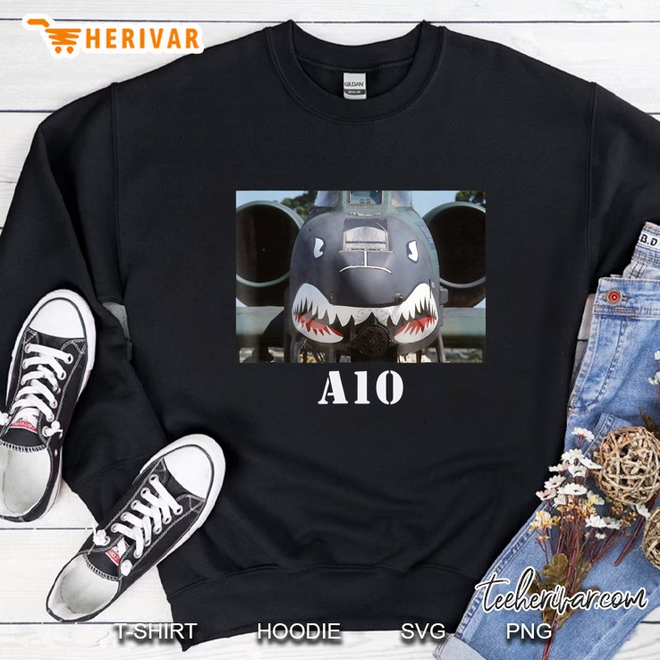 A10 Warthog Airplane Shirt Military Aviation Sweatshirt