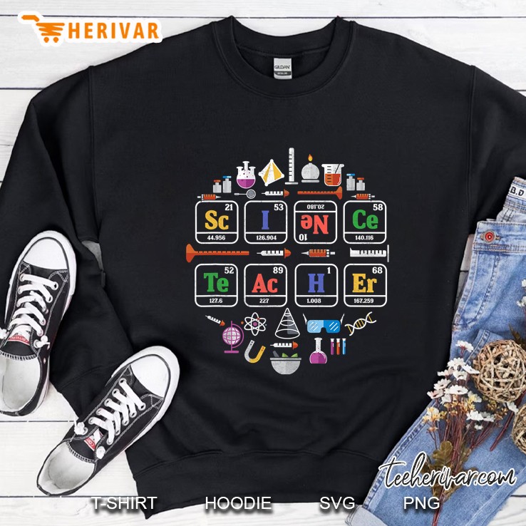 Science Teacher Periodic Table Chemistry Elements Xmas Gift Sweatshirt