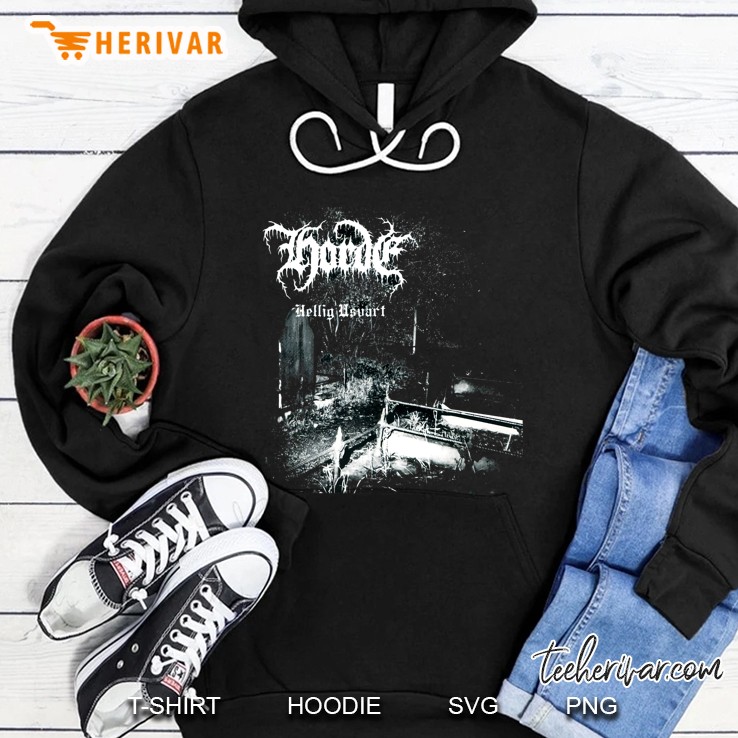 Horde Hellig Usvart Black Metal Christian Unblack Hoodie