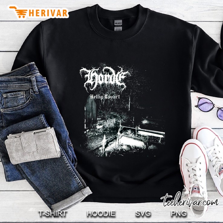 Horde Hellig Usvart Black Metal Christian Unblack Sweatshirt