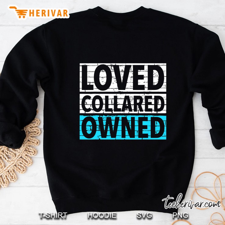 Loved Collared Owned Rope Bunny Collar Bdsm Fetish Kink Play Sweatshirt