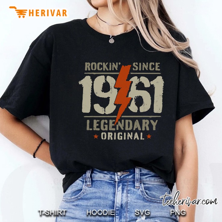 60Th Birthday Gift Rocking Since 1961 Legendary Original Ladies Tee