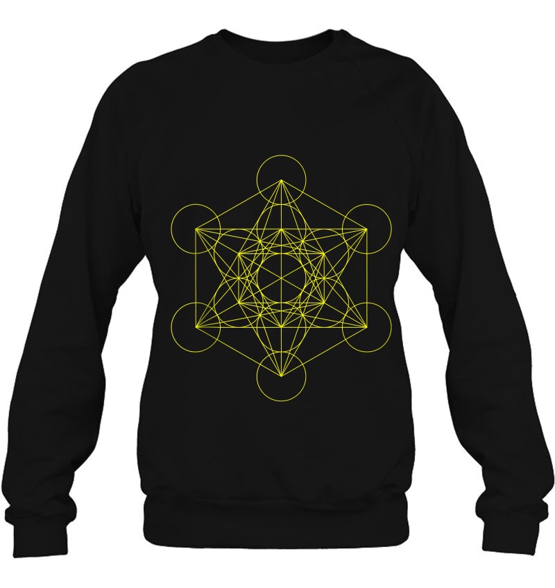 Yoga Metatron's Cube Sacred Geometry Sweatshirt