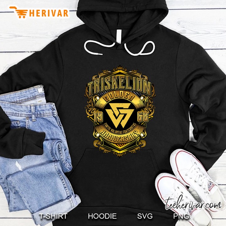 Tau Gamma Phi Triskelion Golden Anniversary Logo Design Hoodie