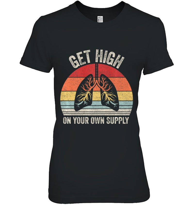 Vintage High On Your Supply Mindful Breathing Premium Shirt | TeeHerivar