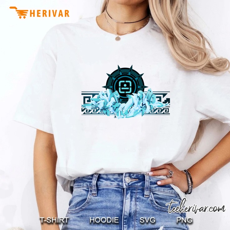 Graffiti Wildstyle Of Sixth Cycle - Aztec Pattern Logo Ladies Tee