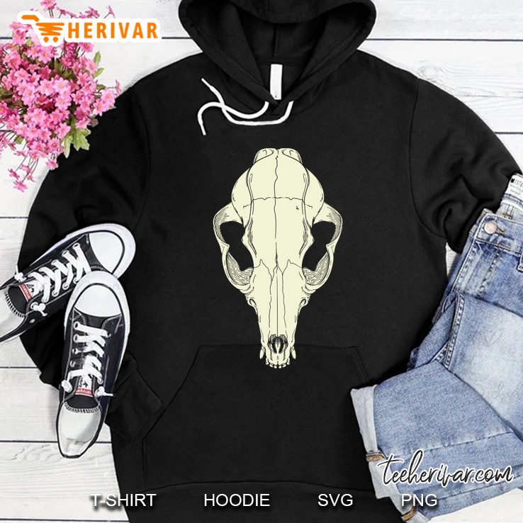 Womens Vulture Culture Fox Skull Pastel Goth Creepy Cute Spooky Hoodie