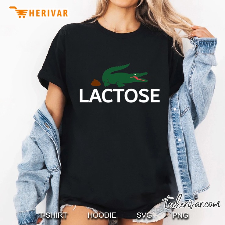 Lactose Lactose Intolerant Crocodile Parody Ladies Tee