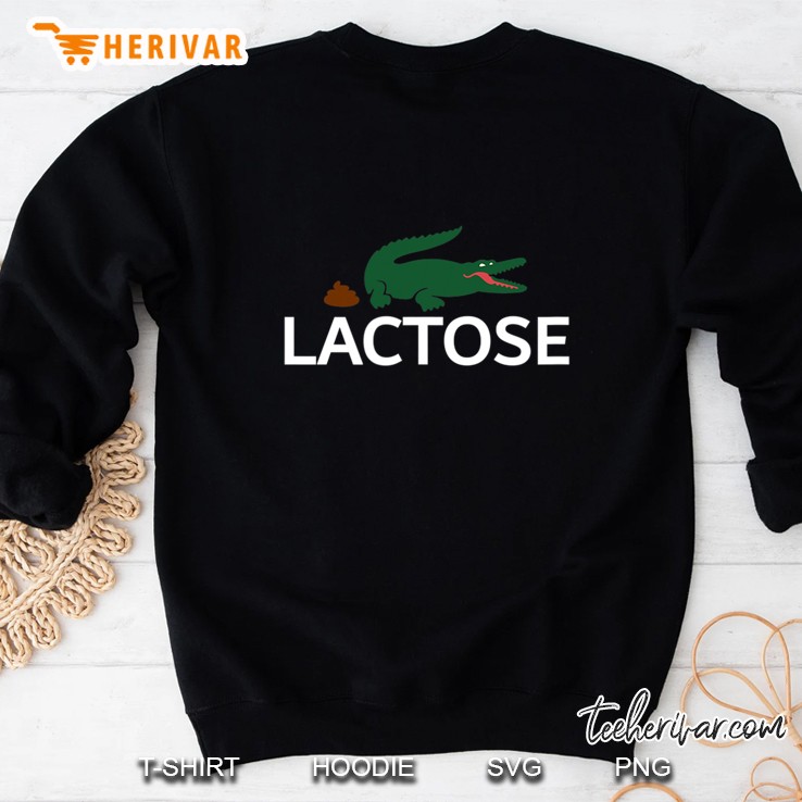 Lactose Lactose Intolerant Crocodile Parody Sweatshirt