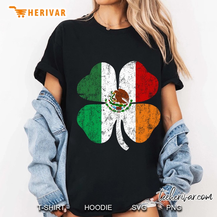 Irish Mexican Flag Mexico Ireland St Patricks Day Ladies Tee