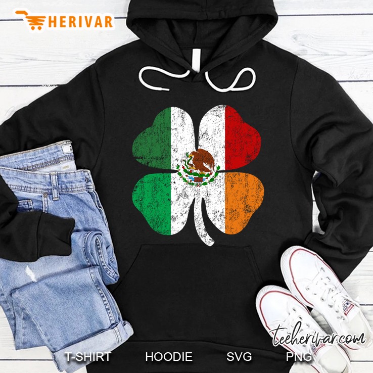Irish Mexican Flag Mexico Ireland St Patricks Day Hoodie