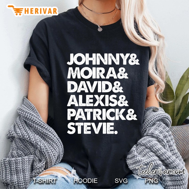 Johnny & Moira & David & Alexis & Patrick & Stevie Ladies Tee