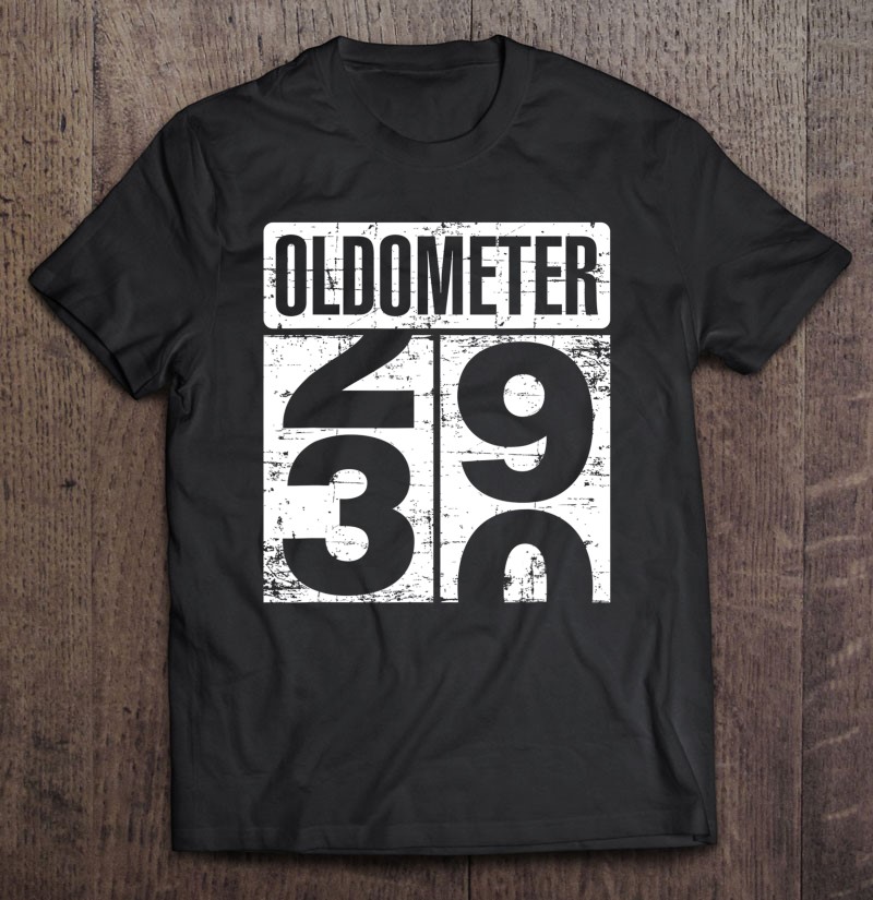 Ladies 30th BIRTHDAY TShirt OLDOMETER 30 Years Old Joke Gift Thirty