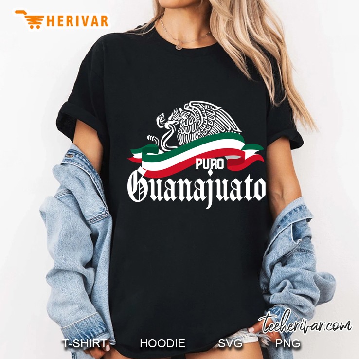 Guanajuato Mexico - Puro Guanajuato Flag Eagle Ladies Tee