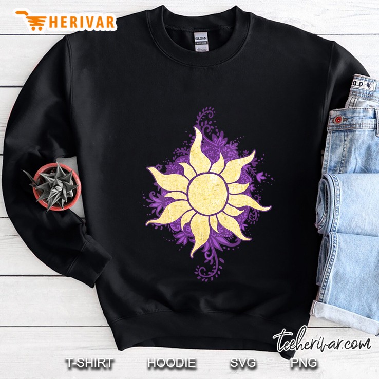 Womens Tangled Sunshine Doodle Sweatshirt