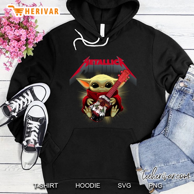 Metallica Grogu Baby Yoda Version Hoodie