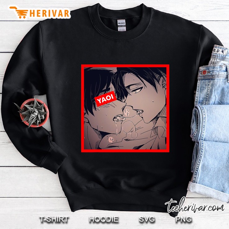 Sloppy Yaoi Ahegao Kiss Shota Lovers Sweatshirt