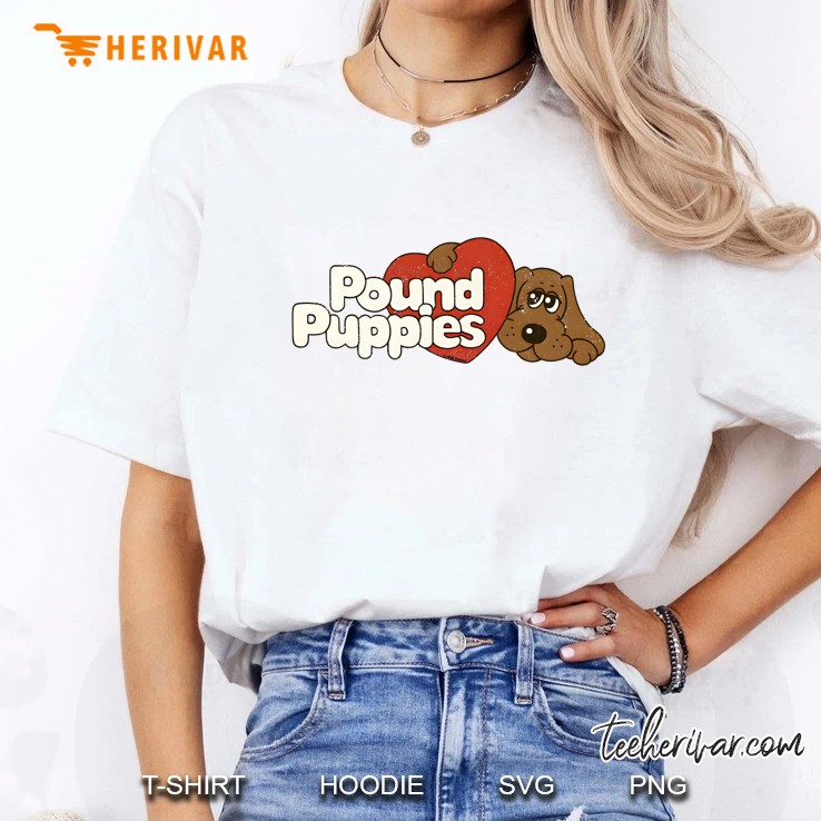 Pound Puppies Vintage Logo Ladies Tee