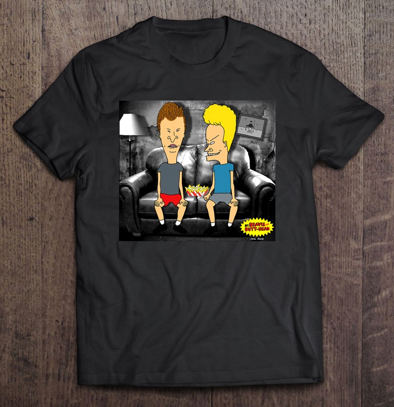 Beavis And Butthead Couch Nachos Graphic Shirt