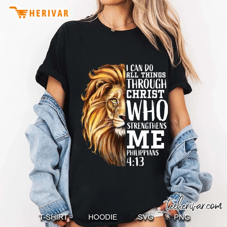 Christian Bible Verse Sayings Religious Gifts Him Lion Judah Ladies Tee