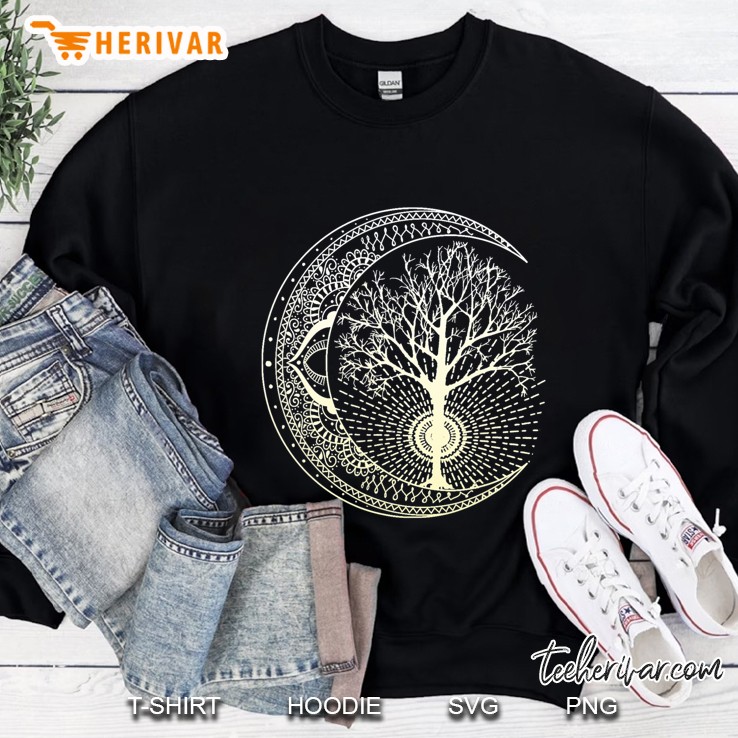 Mandala Tree Of Life Tattoo Style Sweatshirt