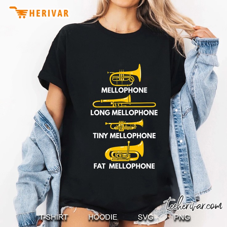 Mellophone Types Of Mellophones Marching Band Mellophonist Ladies Tee