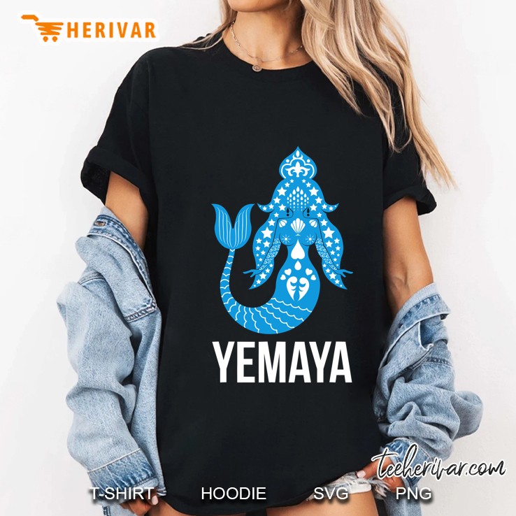 Santeria Yoruba African Goddess Veve Orisha Yemaya Ladies Tee
