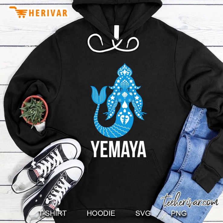 Santeria Yoruba African Goddess Veve Orisha Yemaya Hoodie