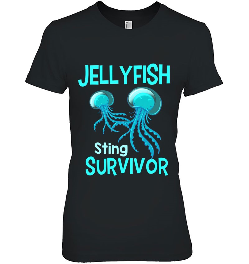 Jellyfish Sting Survivor Funny Sarcastic Injury