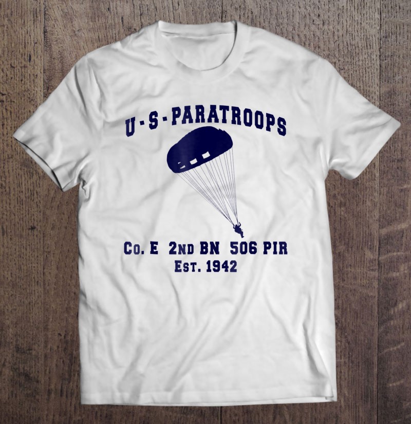 Easy Co. 506Th Pir Vintage Us Paratrooper P T-Shirts, Hoodies, SVG ...