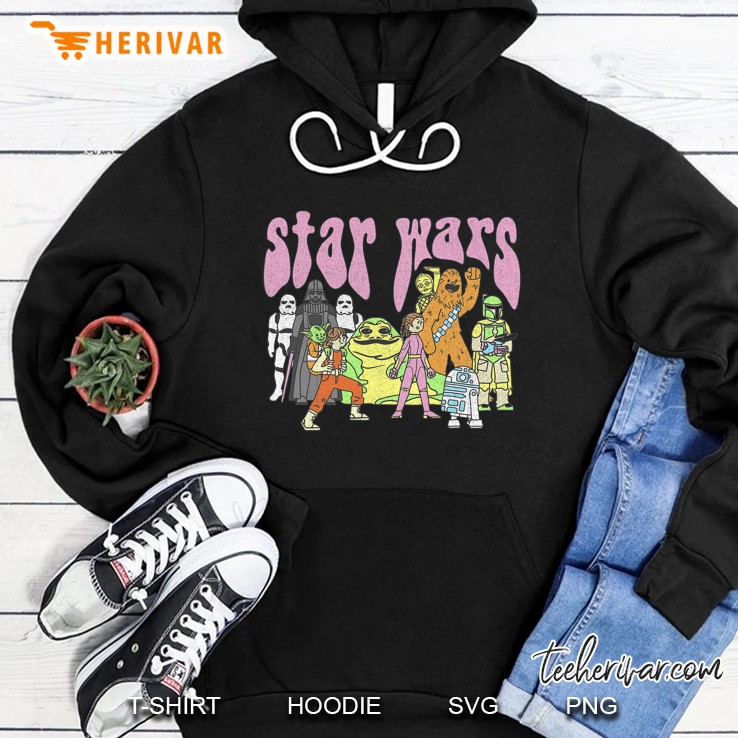 Star Wars Psychedelic Group Poster Hoodie