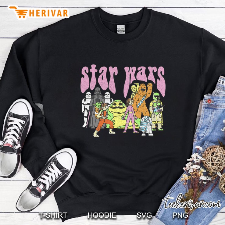 Star Wars Psychedelic Group Poster Sweatshirt