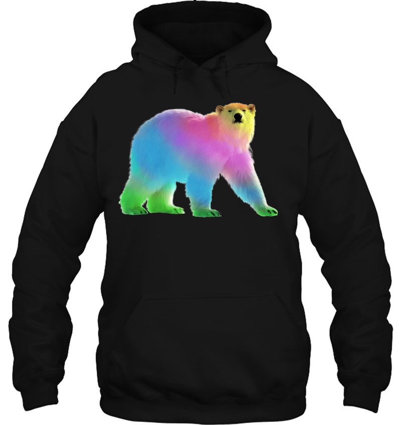 Rainbow Colored Polar Bear