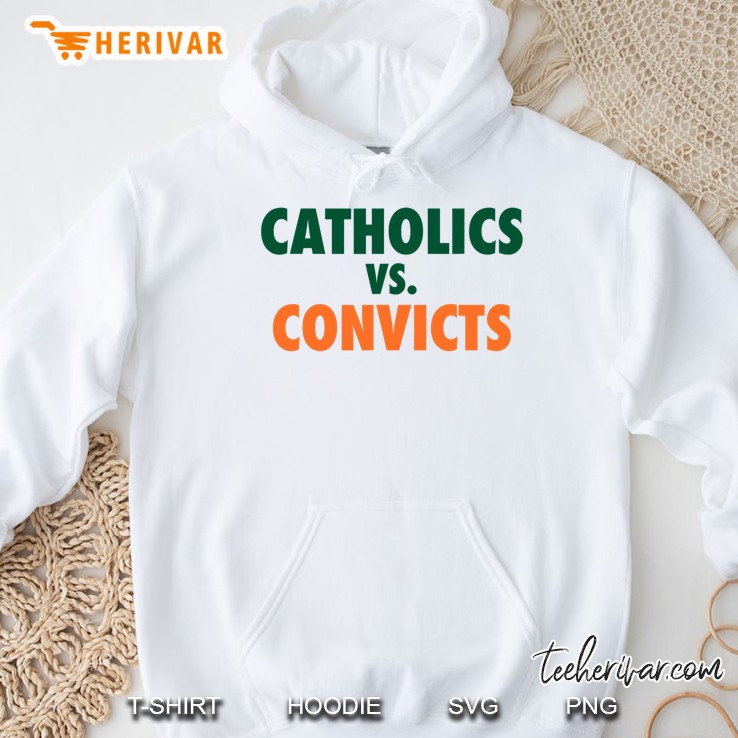 Classic Catholics Vs Convicts 1988 Shirt Hoodie