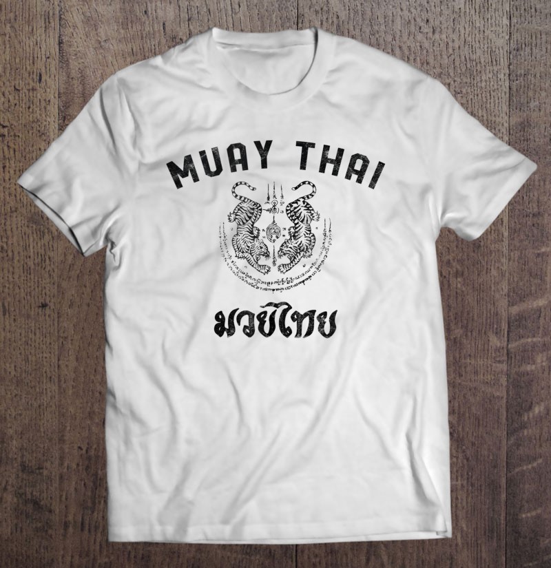 Muay Thai Twin Tigers Mma 90S Kickboxing Shirt