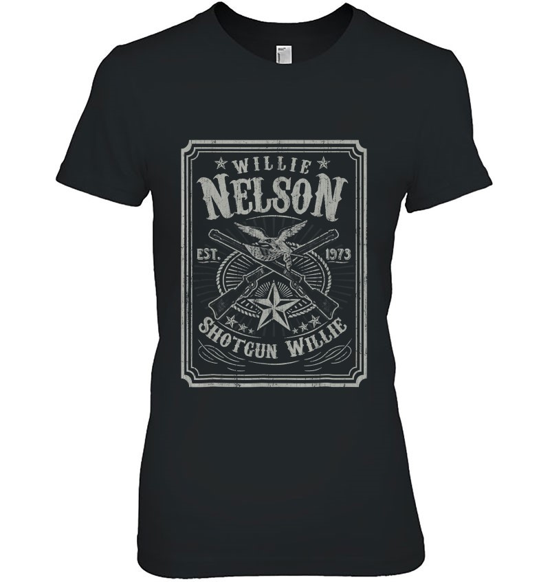 Mens Willie Nelson - Retro Shotgun Willie
