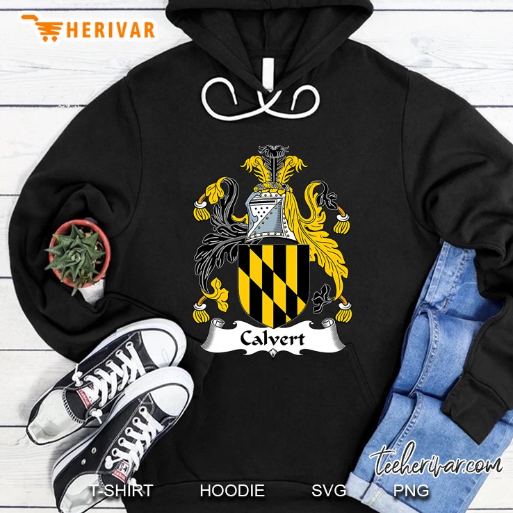 Calvert Coat Of Arms - Family Crest Hoodie