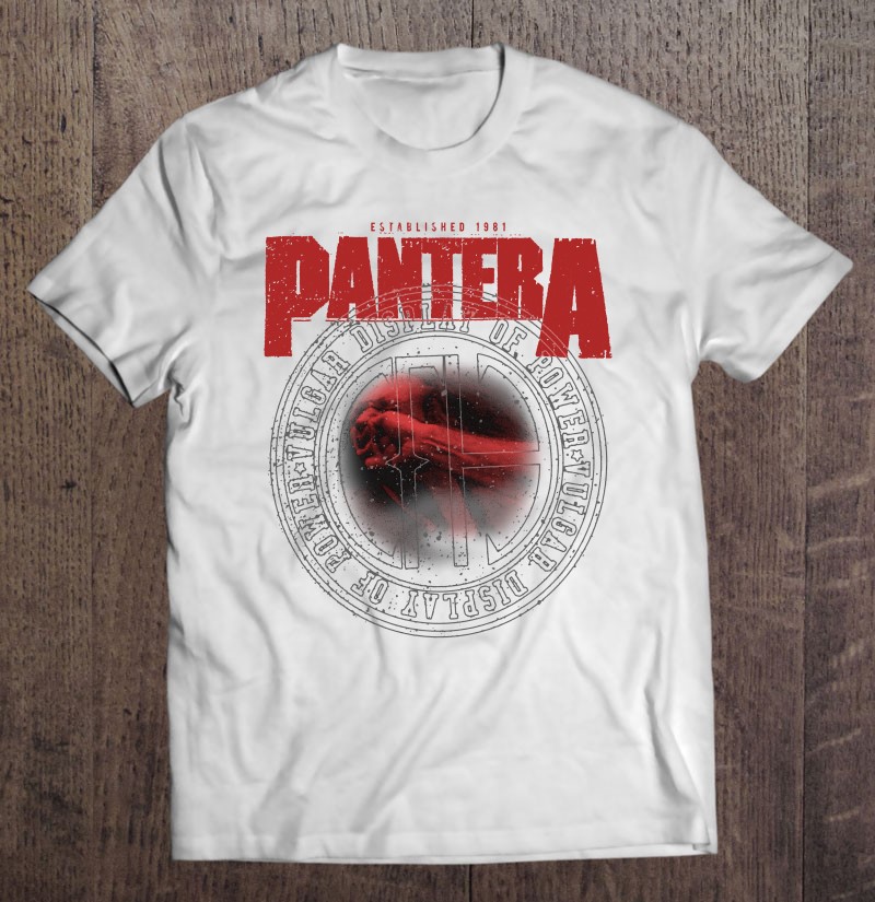Pantera Official Vulgar Display of Power Circle Sweatshirt