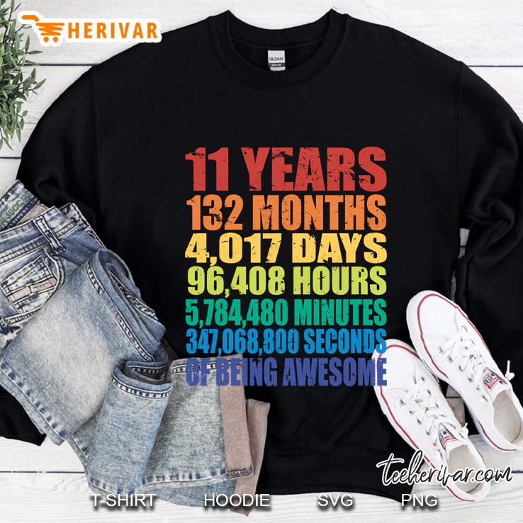 11Th Birthday Gift For Kids, Boys & Girls, Cool 11 Years Old Sweatshirt