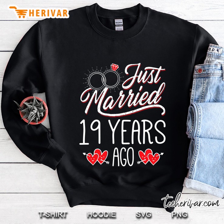 19Th Wedding Anniversary Gifts 19 Years Marriage Matching Sweatshirt