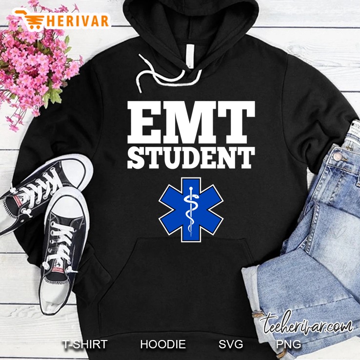 Emt Student Star Of Life Ems Paramedic First Responder Gift Hoodie
